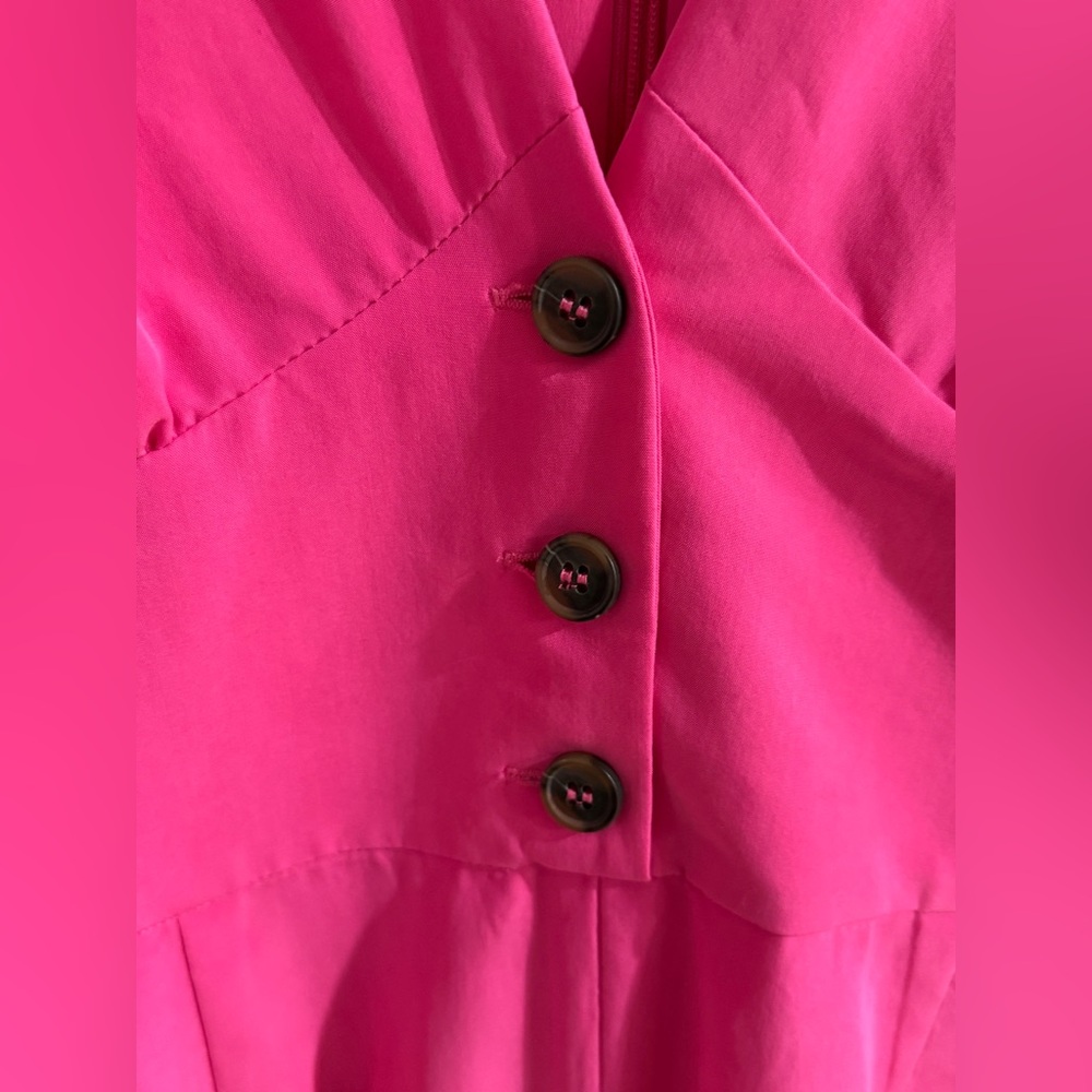 Gianni Bini Katia Orchid Pink Cropped Jumpsuit NWT Size 8 - Picture 4 of 10